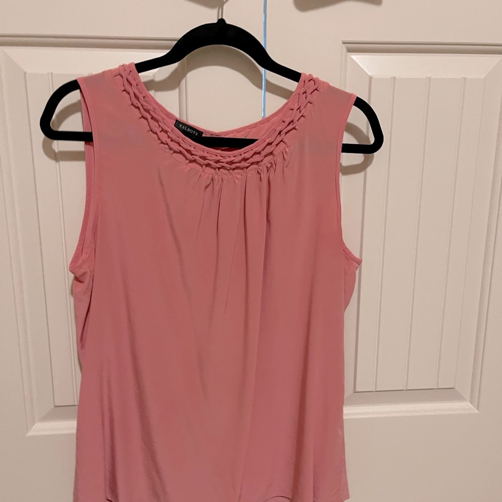 Talbots silk top size 14 EUC
